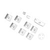 11PCS Glass Lift Button Sticker Door Armrest Panel Decal Replacement for 3 4 Serise F30 F32 2013‑2019