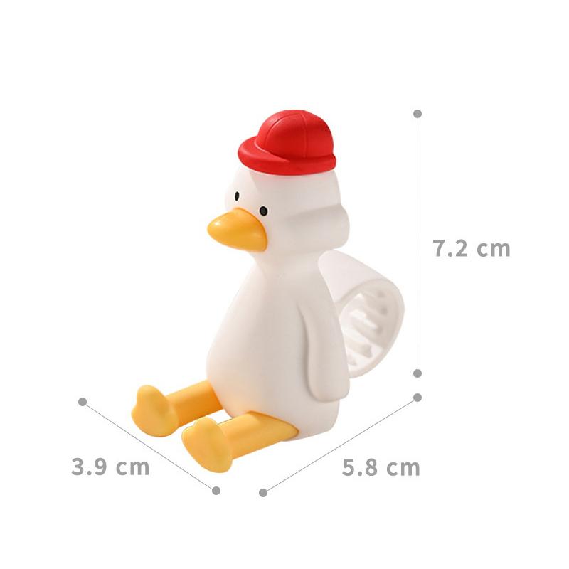 Bear Duck Punch-Free Door Anti-Collision Pad Room Bathroom Door Handle Silicone Silent Protection Pad Door Handle Cover