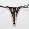 Transparent Underwear for Women Bow Panties Mesh Lace Briefs Sweet Flower Lace Thong  Comfortable