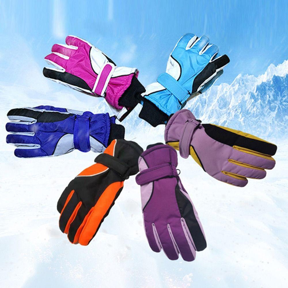 Non-slip Cycling Gloves Waterproof Outdoor Sports Gloves Fashion Snowboard Gloves  for Men Women