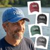 Adjustable Dad Hat PAPA Letter Embroidery Fishing Sun Hat FashionVintage Fishing Hook Hat  For Dad