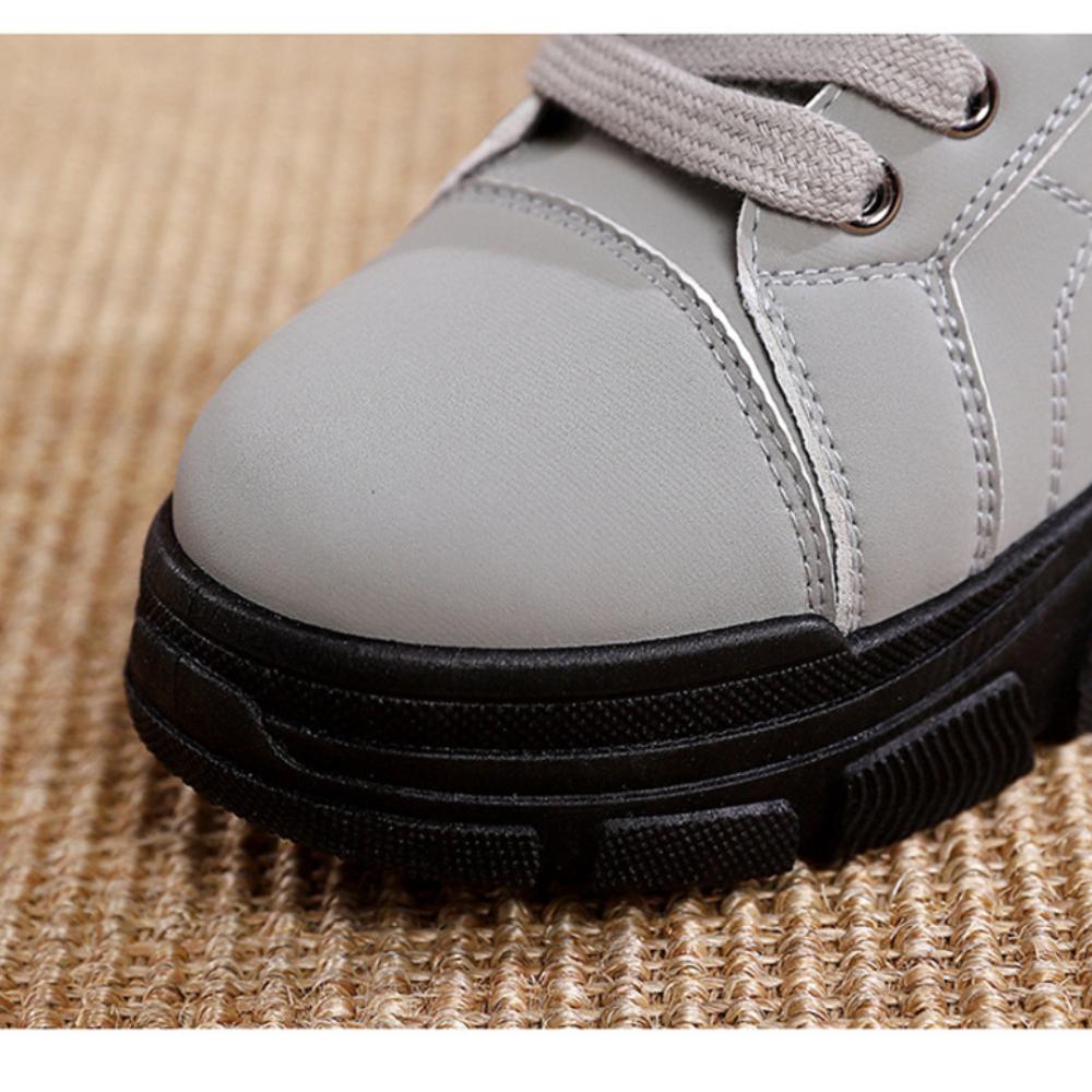 Velvet Martin Boots for Girls Winter High Top Warm Cotton Shoes Snow Boots