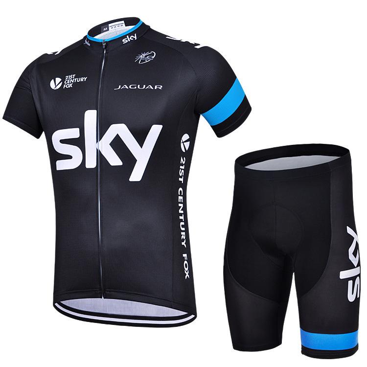 New Summer SKY Short-sleeved Overalls Cycling Suit Bicycle Men's Moisture-wicking Outdoor Clothes