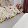 Florina - Satin Bedding Set - White with Pastels - Flowers - 160X200 Cm