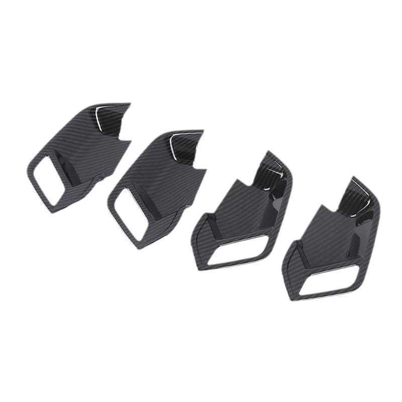 2019 Q3 Innentür Schalen Griff Abdeckung Aufkleber für Auto Innendekoration