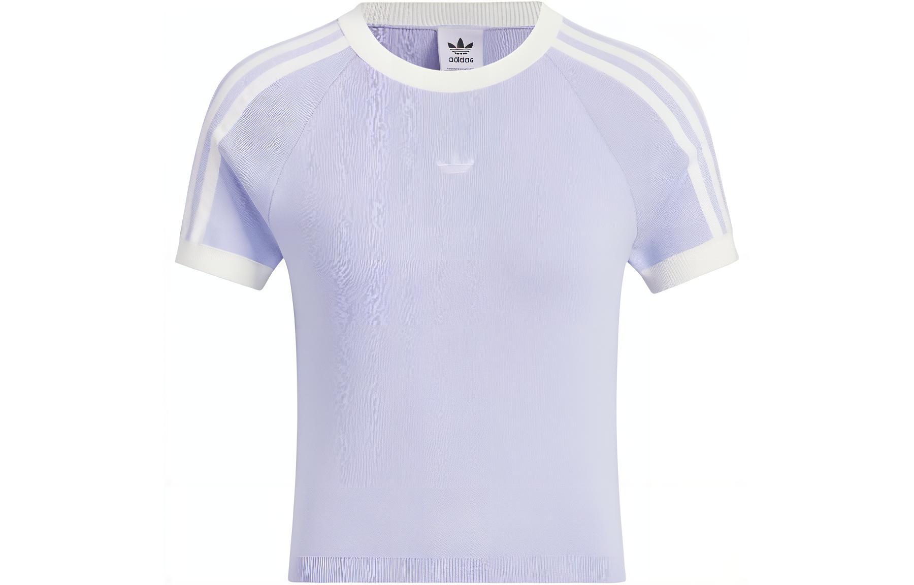 adidas originals Knit T-Shirt Light Purple JI7050 S
