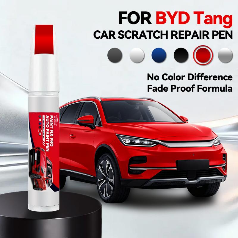 Für BYD Tang 1990-2026 Lackreparaturstift Ausbesserungsstift Kratzerentferner DIY Autozubehör Schwarz Weiß Silber Grau Blau Rot