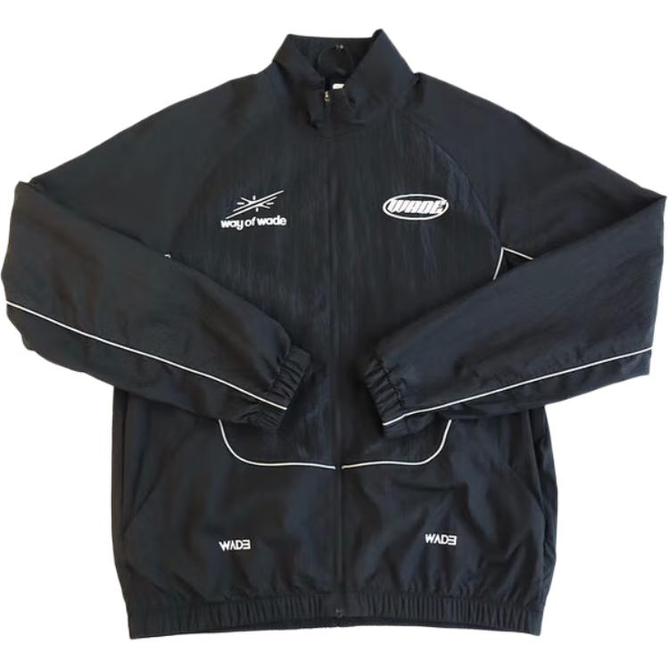 

Li-Ning Куртка мужская спортивная повседневная универсальная с надписью, на молнии, со стойкой-воротником, AJDV041-1 L