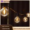 G40 Outdoor Waterproof LED Bulb String Lights - Courtyard, Wedding & Holiday Fairy Atmosphere Lights