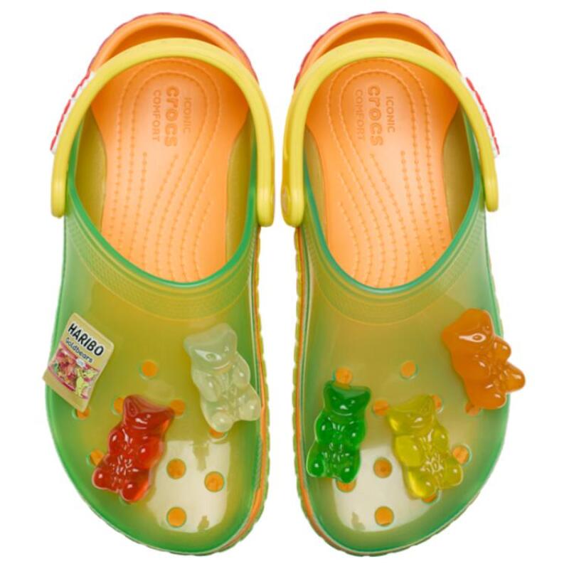 Haribo x Crocs Classic clog Comfortable Classic Translucent Hole Shoes Unisex Multicoloured