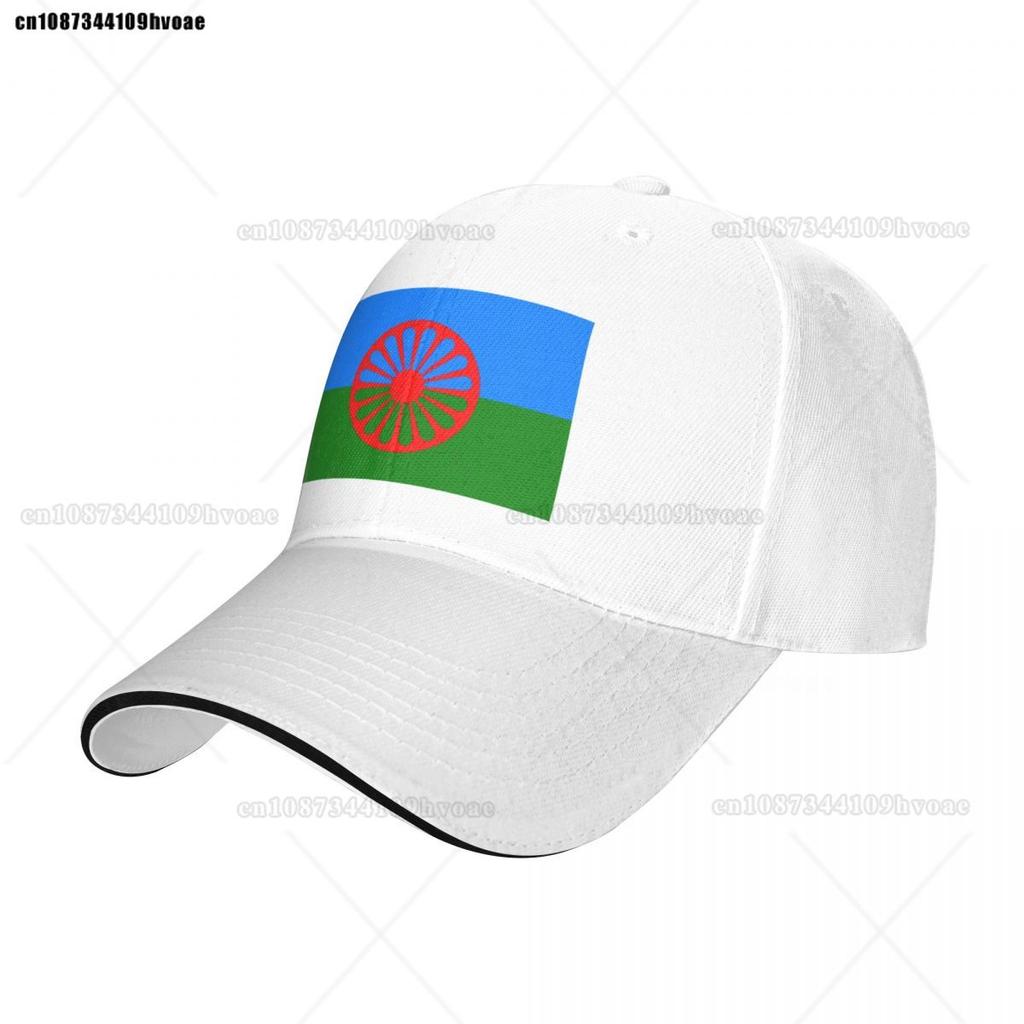 Flag Of The Romani People Baseball Cap Flag Art Female Male Custom Trucker Hat Summer Casual Kpop Adjustable Baseball Caps