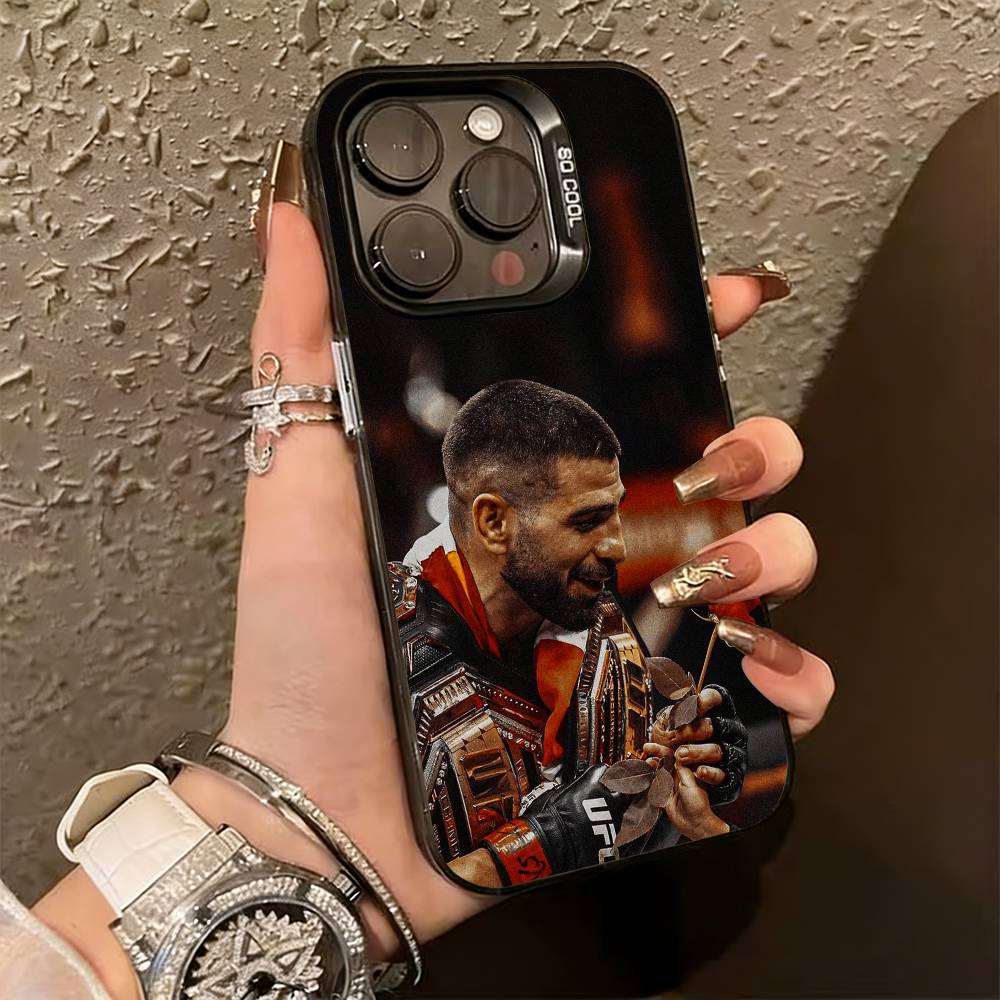 

C-Champion Ilia T-Topuria Phone Case For iPhone 17,16,15,14,13,12,11 Plus,Pro Max,XS,Colorful Silver Phone case Funda Cover iPhone14Plus