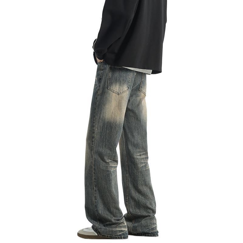 New American High Street Washing Jeans for Men and Women Couples