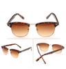 Uv400 Sunglasses Protection Half Frame For Outdoor Activities Retro Lightweight