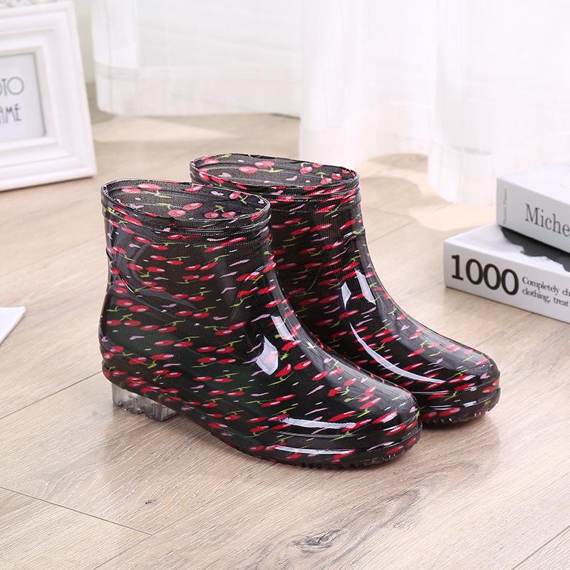Crystal Warmth Damen Rutschfeste Wasserdichte Gummistiefel - Modisch, Verschleißfest, Samtgefüttert für Alle Jahreszeiten