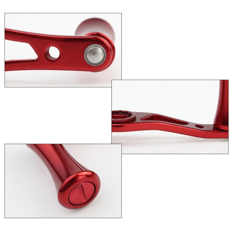 Fishing Reel Handle Knob Grip Replacements Assembly Part Double Handle Arm Fishing Reel Handle Baitcasting Reel Handle