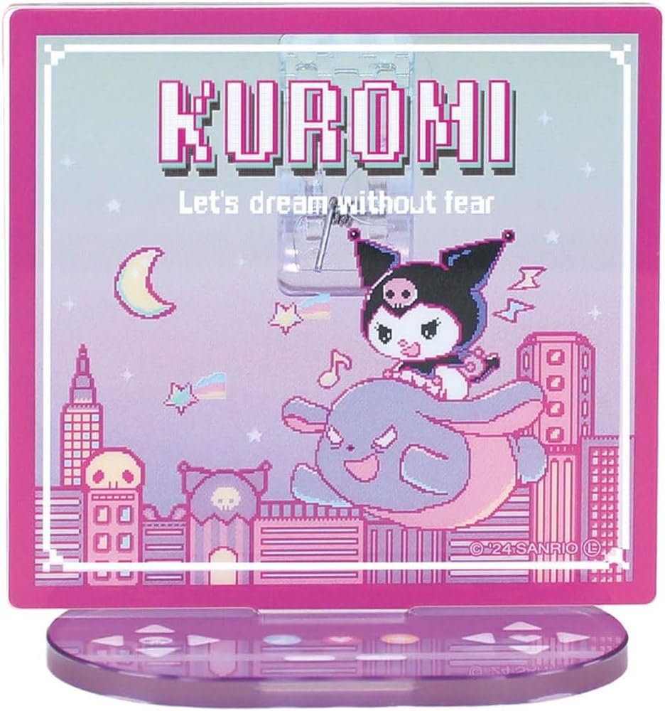 Tees Factory Sanrio Kuromi Acrylic Stand with Clip Game SR-5546456GM