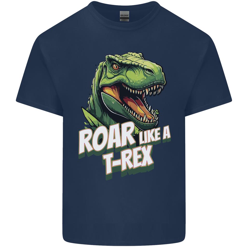 Roar Like a TRex Dinosaur Unisexs Light Cotton TShirt