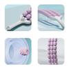 Three Rows Curved Massage Roller Multifunction Fascia Stick Portable Yoga Massage Stick  Arms