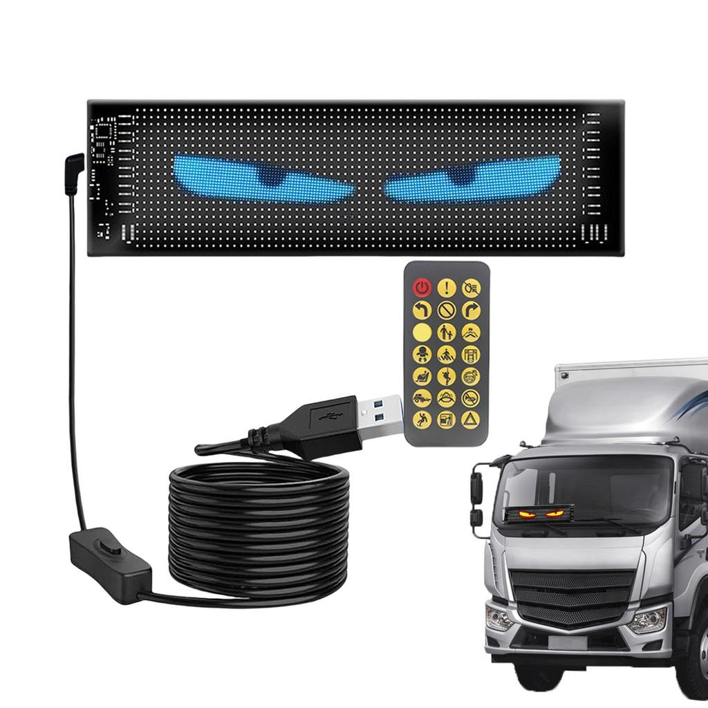 Devil Eye Light for Car LED Matrix LED Car Sign Large Programmable Flexible LED