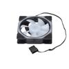 Cooling Fan 12cm Spider Star Light Inside Outside Luminous Color Dual Aperture Desktop Silent