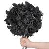 Halloween Spider Rose Creepy Flower Arrangement With Stems Scary Party Decoration Props For Haunted House Goth Home Decor