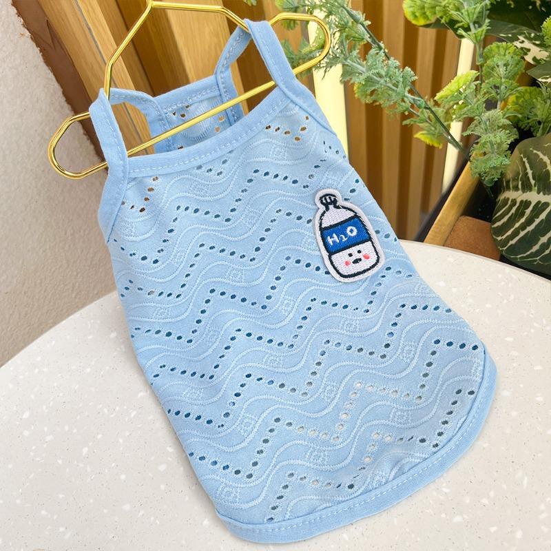 Spring and Summer Dog Clothes Dog Straps Thin Breathable Two-legged Pet Cat ClothesCat Supplies