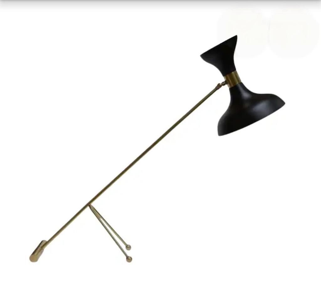 Vintage Stilnovo Desk Lamp Italian Design Table Lamp Moveable Head Modern Reading Light Handmade Office Lamp Gift for Student New Home Gift