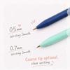 6/12pcs Triangular Barrel Mechanical Pencils Morandi Click Propelling Pencils  Students Gift