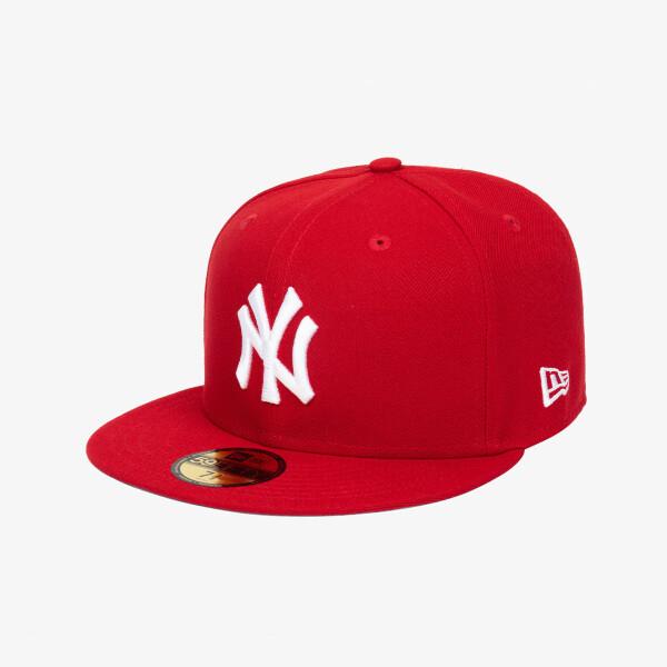 

New Era Basic Fitted Cap Ny Yankees Scarlet 11591122 Red/712