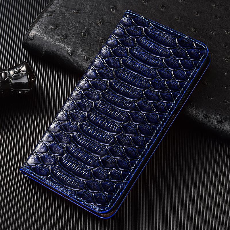 

Шкіряний чохол-книжка Python для Samsung Galaxy A01 A11 A21 A31 A41 A51 A71 A07 A17 4G 5G Чохол-гаманець A51 синій