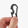 Outdoor Keychain Tool Multi Tool Spring Hook Buckle Bottle Opener Carabiner