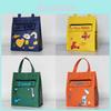 Oxford Cloth Insulated Lunch Bag Large Capacity For Students And Office Workers With Heat Retention