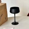 French Frosted Black Goblet Glass Cup Unique Household Girl Fruit Wine Glass Cocktail Glass Drinking Jars Table Ornaments Decor