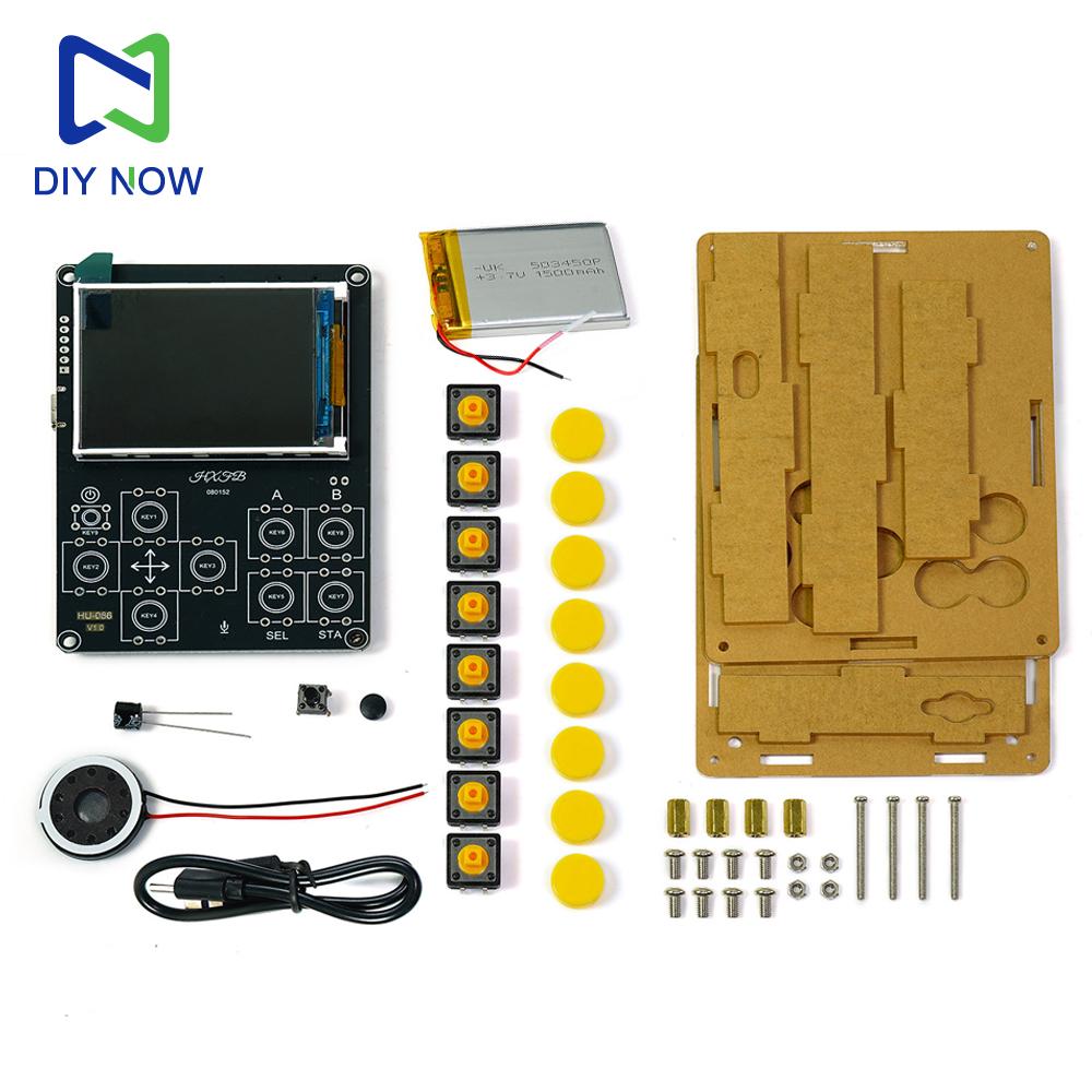 Game Console Electronic DIY kit Handheld Device Weather Display and Clock XiaoZhi AI Robot Soldering Practice Game Console kit