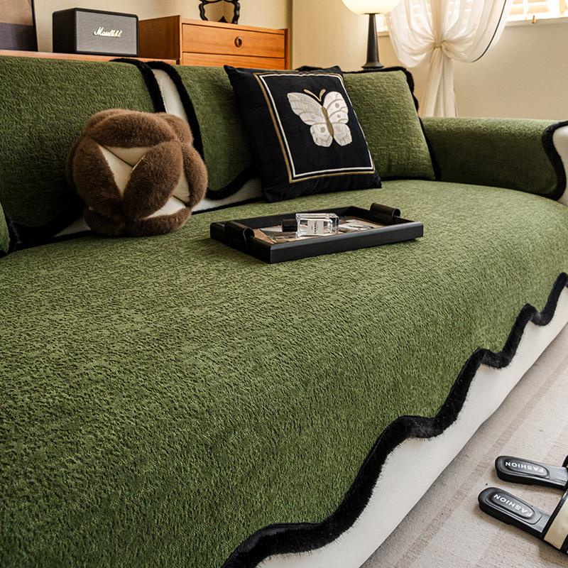 Special-shaped Irregular Sofa Cushion Universal In All Seasons 2025 New Thickened Non-slip Straight-breasted Leather