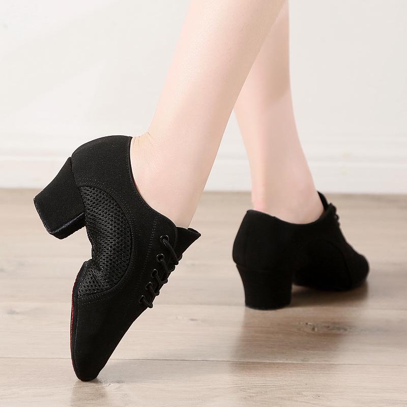 Women's Oxford Mesh Latin Dance Teacher Shoes