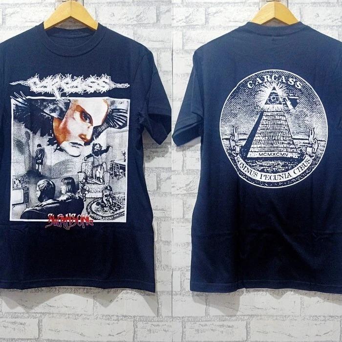 

Carcass Band Swansong 2 Двусторонняя футболка Полный размер S-5XL Высококачественная роскошь для мужчин и женщин Топ Y2k 2026 Лето 4XL