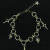 Handgefertigtes Y2K Sternarmband, Sternanhänger, Sternbrand-Armband, Streetstyle-Armband, Punk-Halskette, Y2K-Armband für Männer und Frauen