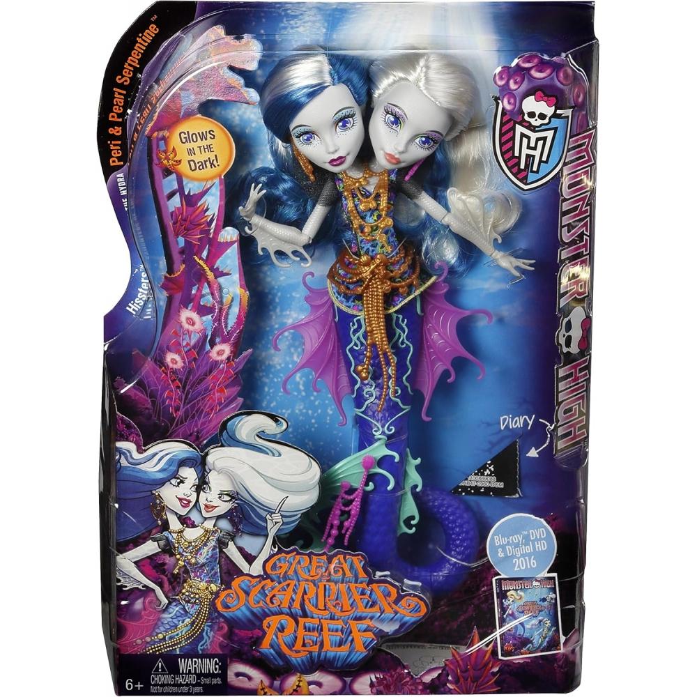 Mattel [Monster High] Monster High Great Scarrier Reef Peri   Pearl Serpintine Doll Dhb47 [parallel Imported Product]