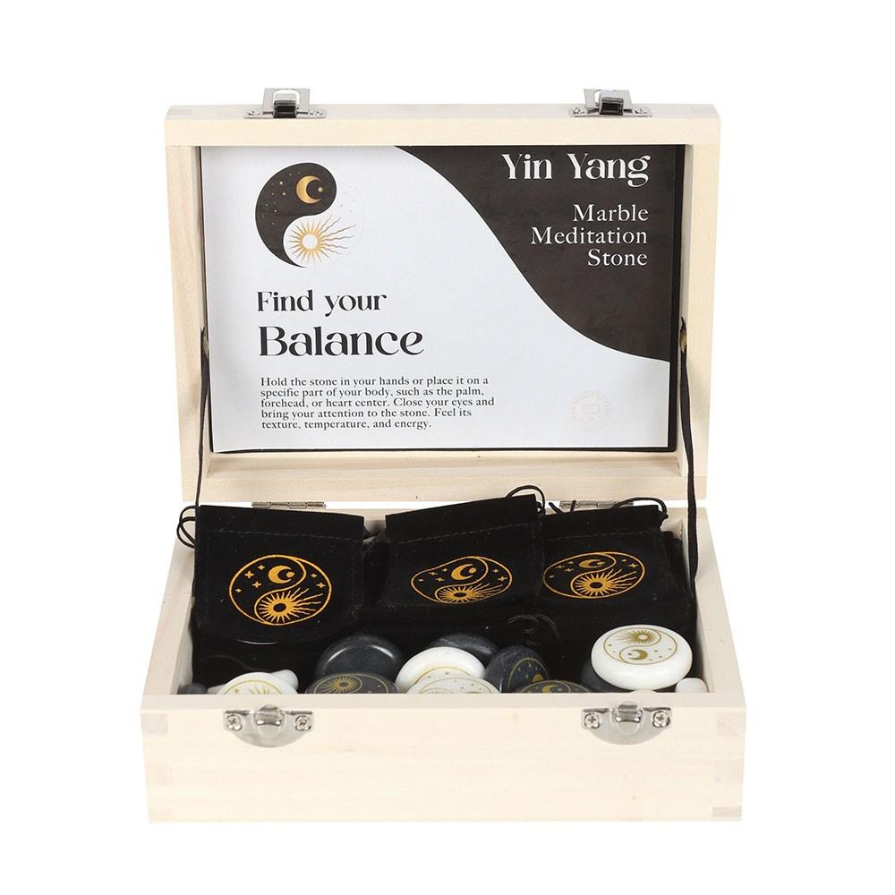 Something Different Yin Yang Meditationsstein (Packung mit 24)