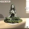 2D Flat Rotating Acrylic Desktop Decor Forest Goddess Design Table Figurine Meditation Goddess Home/Office Decoration Perfect Gi