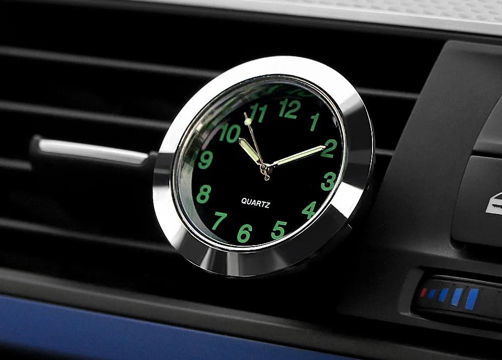 

Mini Quartz Watch Car Universal Car Clock Stick-On Electronic Watch Dashboard Decoration Ornaments Auto Interior Accessories серебряный
