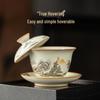 Ba Qian Hang 3-Piece Ceramic Gaiwan Tea Set