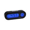 Car Mini Clock Thermometer 2-in-1 LED Luminous Digital Display Digital Clock Vehicle Dashboard Clock for Car Truck Car