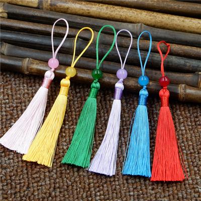 Petit Nœud Chinois Vertical Shun Marque-page Gland Bricolage Antique Sac Marque-page Gland Perlé Suizi Vêtement Pendentif Décoratif