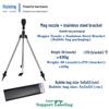 Automatic Rotating Stainless Steel Sprinkler with Telescopic Stand for Garden Irrigation