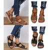 Grenzüberschreitende Mode im römischen Stil Vintage Damen-Sandalen mit weicher Sohle und bequemem Keilabsatz