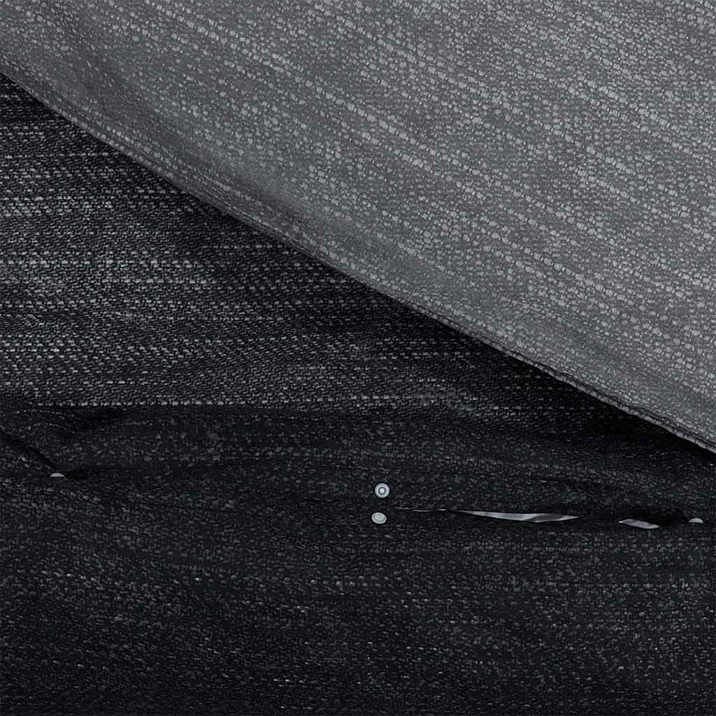Vidaxl Zestaw Pościeli, Ciemnoszary, 140X200 Cm, Bawełna