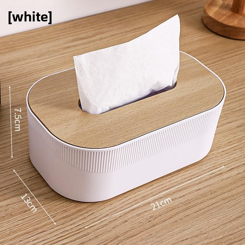 

Водонепроницаемая коробка для салфеток для офисного стола, автомобиля, дома белый